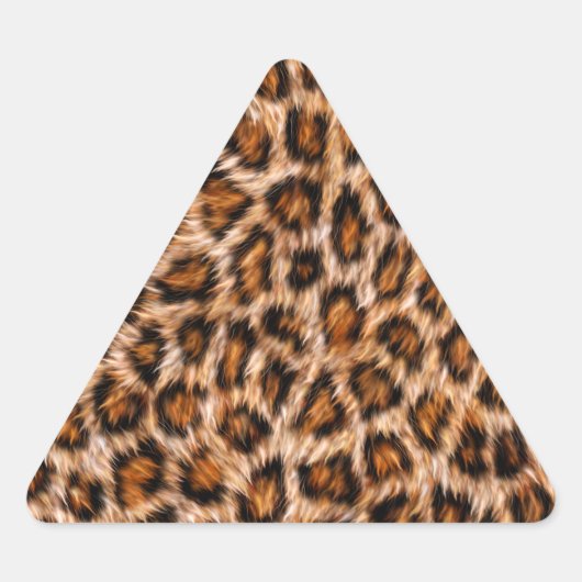 Leopard Jaguar Cat Brown bontpatroon-24609 Sticker (Voorkant)