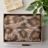Leopard Jaguar Cat Brown bontpatroon-24609 Tissuepapier (Geschenk)