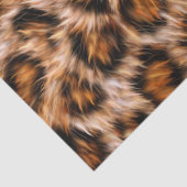 Leopard Jaguar Cat Brown bontpatroon-24609 Tissuepapier (Detail)