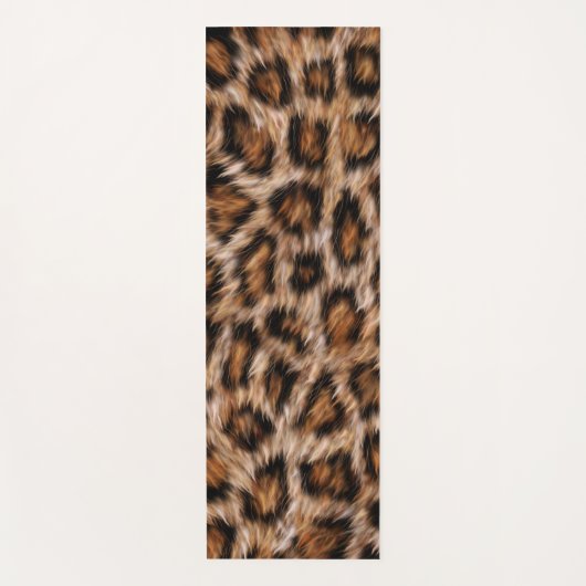 Leopard Jaguar Cat Brown bontpatroon-24609 Yogamat (Voorkant)