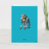 Leopard Jammin" Kaart (Achterkant)