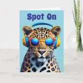 Leopard Jammin" Kaart (Voorkant)