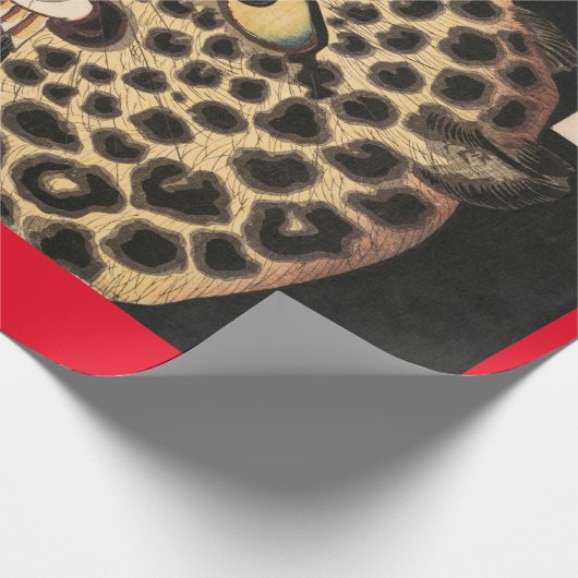 LEOPARD JAPANESE Wrapppapier Cadeaupapier (Hoek)
