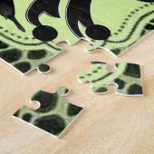 Leopard Jigzaag Puzzle Legpuzzel (Zijkant)