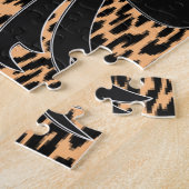 Leopard Jigzaag Puzzle Legpuzzel (Zijkant)