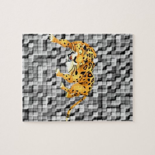Leopard Jigzaag Puzzle Legpuzzel (Horizontaal)
