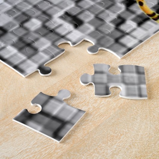 Leopard Jigzaag Puzzle Legpuzzel (Zijkant)