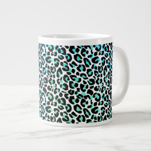 Leopard Jumbo-Mok afdrukken Grote Koffiekop