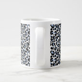 Leopard Jumbo-Mok afdrukken Grote Koffiekop (Achterkant)