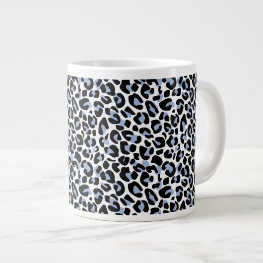 Leopard Jumbo-Mok afdrukken Grote Koffiekop (Voorkant rechts)
