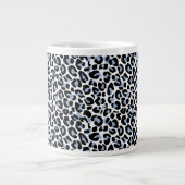 Leopard Jumbo-Mok afdrukken Grote Koffiekop (Voorkant)
