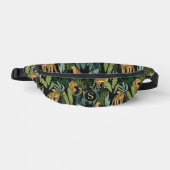 Leopard Jungle Forest Illustration Seamless Custom Heuptasje (Voorkant)