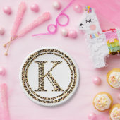 Leopard K Papieren Bordje (Feest)