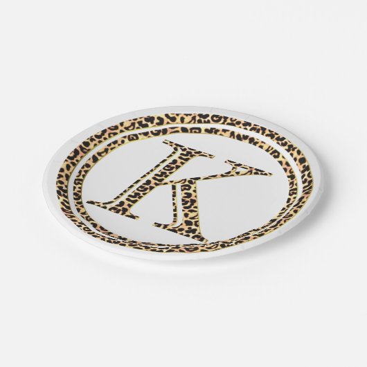 Leopard K Papieren Bordje (Gekanteld)