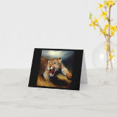 Leopard Kaart (Gele Bloem)