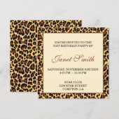 Leopard Kaart (Voorkant / Achterkant)