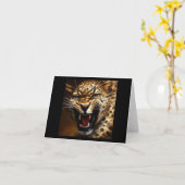 Leopard Kaart (Gele Bloem)