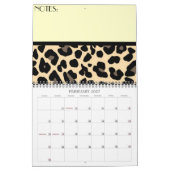 Leopard Kalender (Feb 2027)