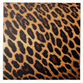 Leopard Kat Dierenprint Populair Collectie Tegeltje (Voorkant)