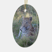 LEOPARD KERAMISCH ORNAMENT (Links)