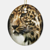 Leopard Keramisch Ornament (Links)
