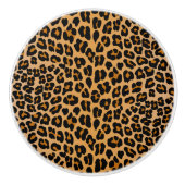 Leopard Keramische Knop (Voorkant)