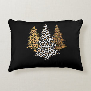 leopard kerstbomen cheetah cadeau voor kunstdrukke accent kussen