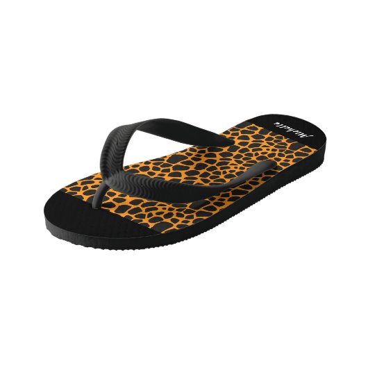 Leopard Kinder Teenslippers (Schuin)