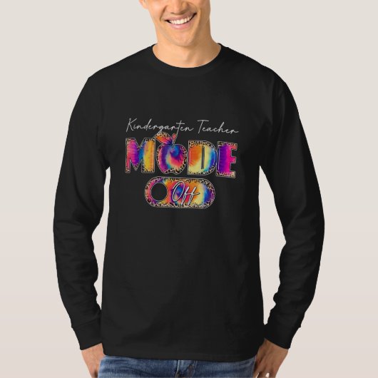 Leopard Kindergarten Onderwijs Afgelopen dag van T-shirt (Voorkant)