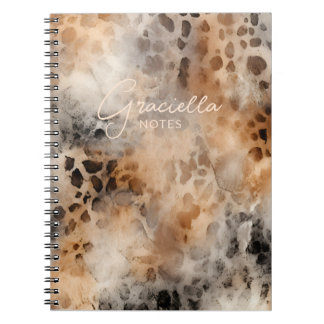 Leopard Koeienhuid Land Westerne Dierenprint Notitieboek