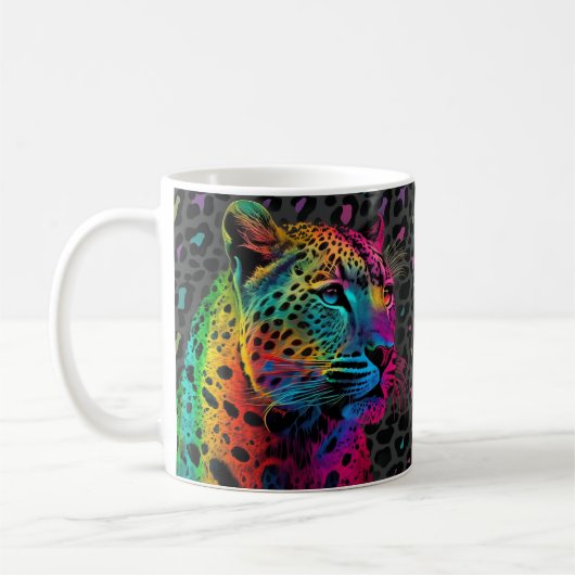 Leopard Koffiemok (Links)