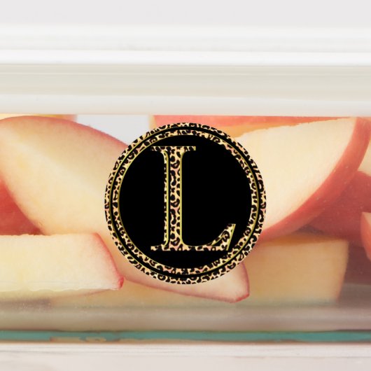 Leopard L Labels (Aangebracht)
