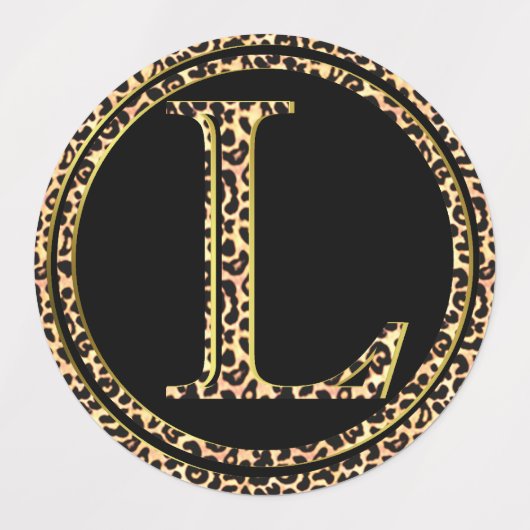 Leopard L Labels (Design 3)