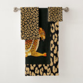 Leopard Lady Bath-handdoekset Bad Handdoek (Insitu)