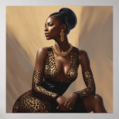 *Leopard Lady- Poster (Voorkant)