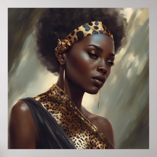 *Leopard Lady- Poster (Voorkant)