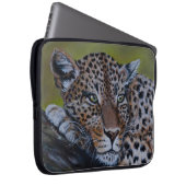 Leopard-laptop-Hoesje Laptop Sleeve (Voorkant Rechts)