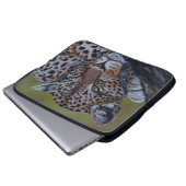 Leopard-laptop-Hoesje Laptop Sleeve (Voorkant onderkant)