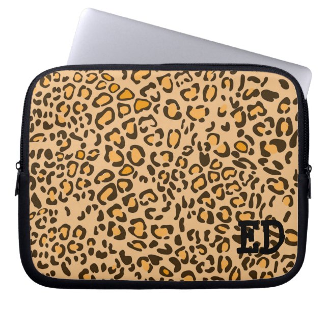 LEOPARD LAPTOP-SLEEP LAPTOP SLEEVE (Voorkant)