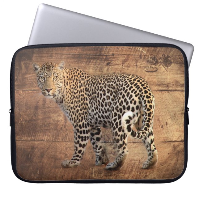 Leopard Laptop Sleeve (Voorkant)