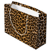 Leopard Large Cadeautasje (Achterkant Gekanteld)