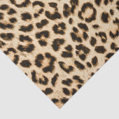 Leopard Lederen Print Patroon Monogram Tissuepapier (Detail)