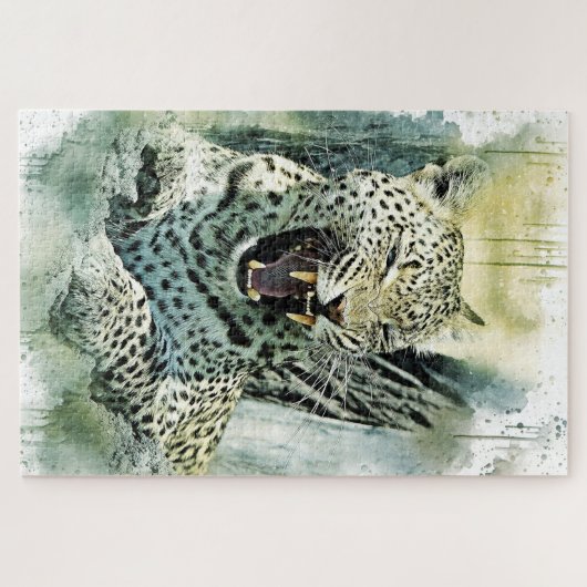 Leopard Legpuzzel (Horizontaal)
