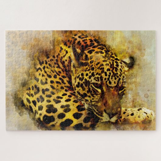 Leopard Legpuzzel (Horizontaal)