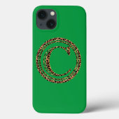 Leopard Letter C Case-Mate iPhone Case (Achterkant)