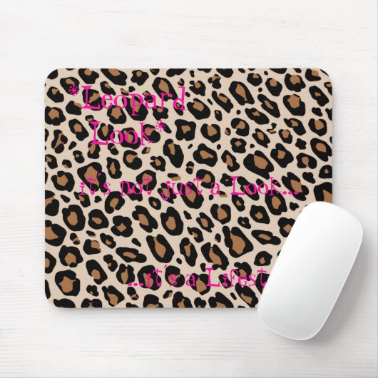 *Leopard Look* Muismat (Met muis)