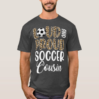 Leopard Loud Trots Amerikaanse neef Familie T-shirt