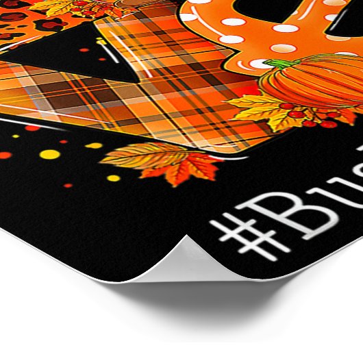 Leopard LOVE Gnome Herfst Pumpkin Bus Driver Life Poster (Hoek)