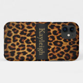Leopard Love Personalized Case-Mate iPhone Case (Achterkant (horizontaal))