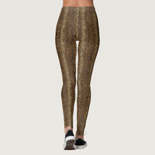 Leopard Love - Power Yoga Leggings (Achterkant)